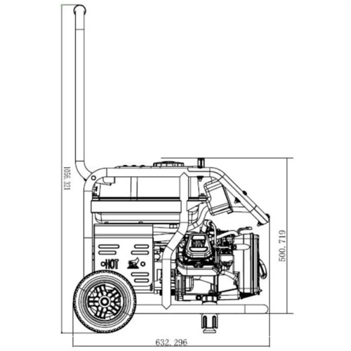 Gerador Genergy Gasolina Moncayo 230 V 4500 W